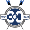 30 Anniversary Logo Crossed Oars - White Outline